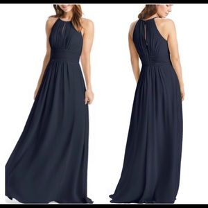 Azazie Navy ‘Bonnie’ Bridesmaid Dress Size A6